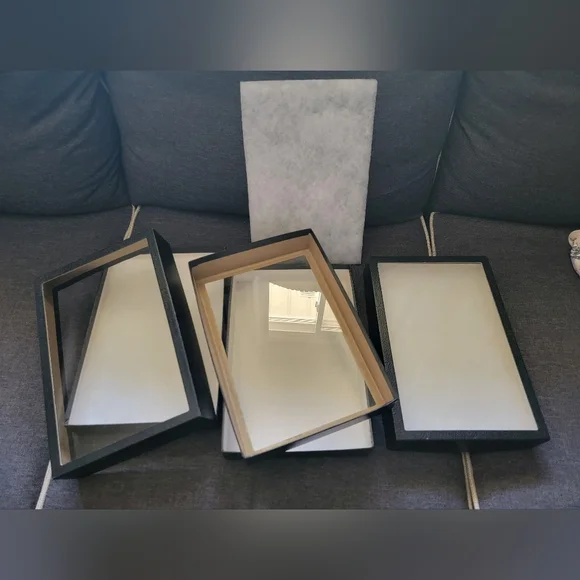 Glass Top Display Cases for Collectables, Jewelry, Arrowheads, Medals & More Storage